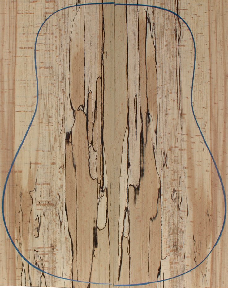 Fondos Haya Spalted Guitarra Acústica