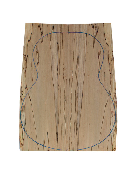 Spalted Beech Classic Guitar Backs