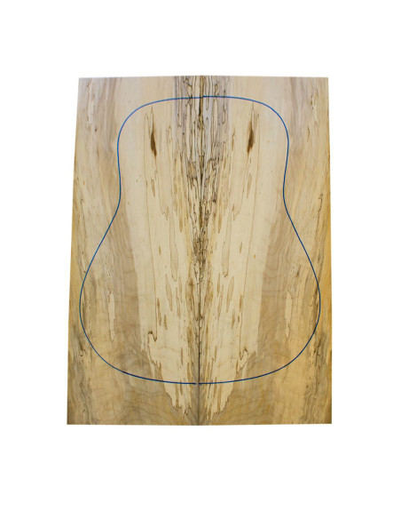 Fondos Arce Spalted Guitarra Acústica