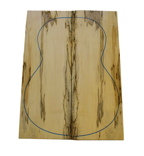 Spalted Maple Classic Guitar Backs