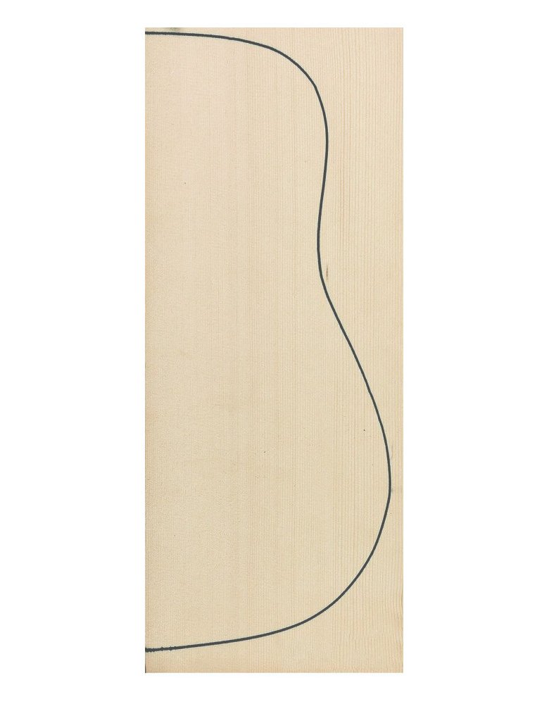 Pièce pour Table Épicéa Engelmann Guitare Classique/Acoustique