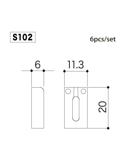 Plano Silletas Gotoh® S102-CK Cosmo Black