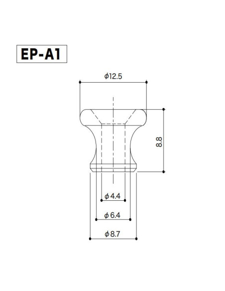 Gotoh® Neck Strap Pin Relic EP-A1/AA