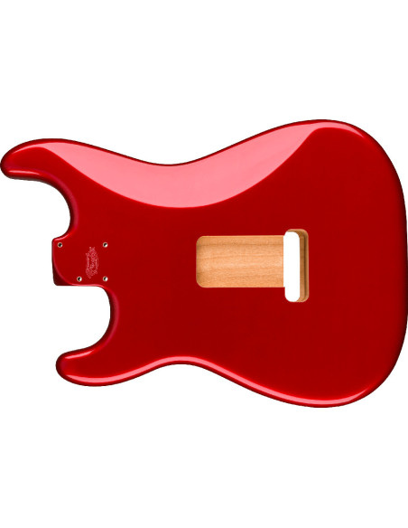 Fender® Deluxe Series Stratocaster® Alder Body, Candy Apple Red