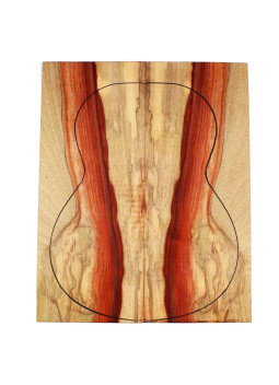 padouk bariolé classic guitar backs