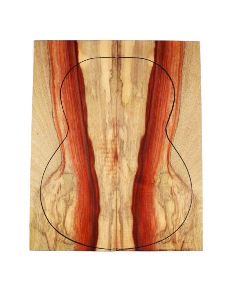 padouk bariolé classic guitar backs