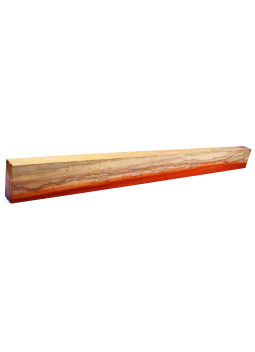 mango neck through palo rojo bariolé para Guitarra o Bajo Eléctricos