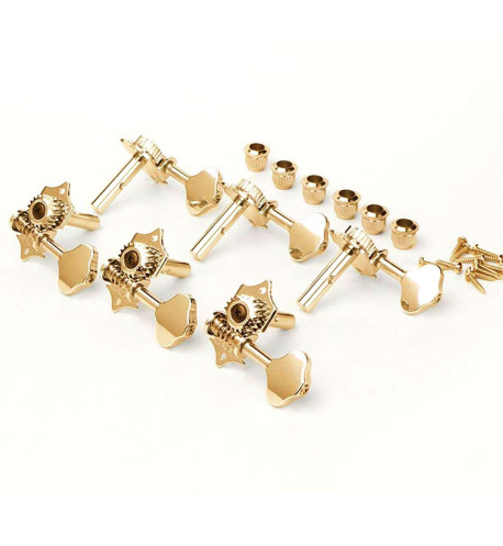 Buy Wilkinson Machine head Slotted Headstock Gold  3+3