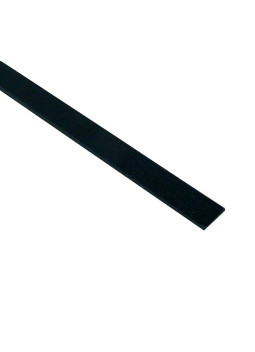 Perfil Plástico Negro Boston 1400x8x1,5 mm | Maderas Barber