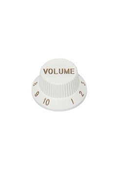 Boston White Bell Knob Volume