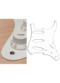 Pickguard Boston blanc ST-113-W