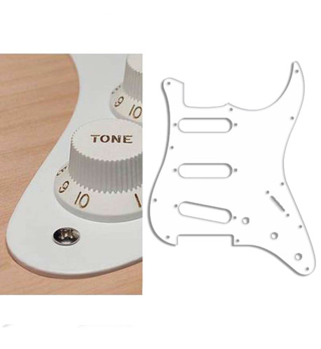Pickguard Boston blanc ST-113-W