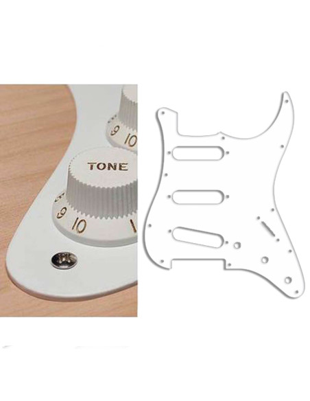 Pickguard Boston blanc ST-113-W