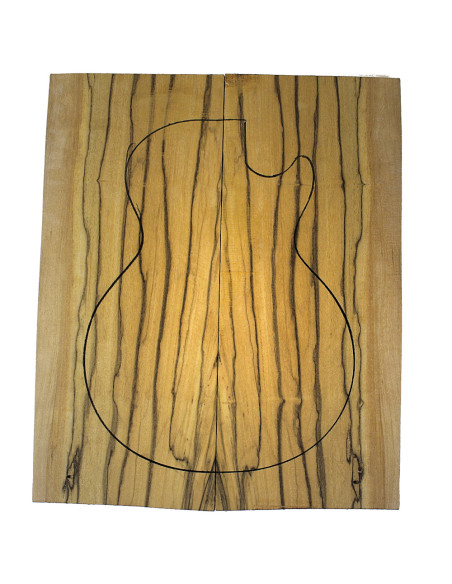 Carved Top Brown Ebony Eléctrica