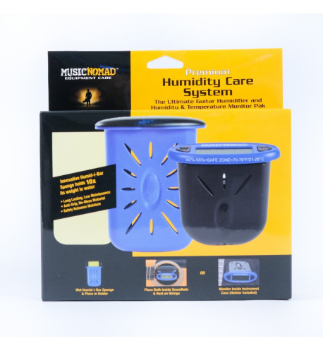 Compteur de température et d'humidité pour guitare avec humidificateur