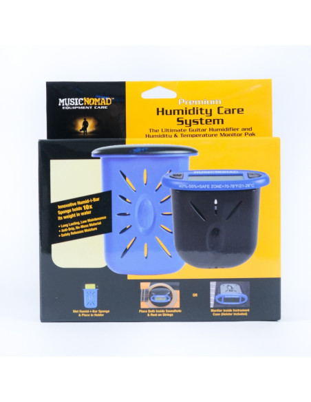 Medidor de temperatura y humedad para guitarra |Con humidificador