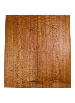 Body Top Sapelli Pommelé 1ère Guitare/Basse Électrique