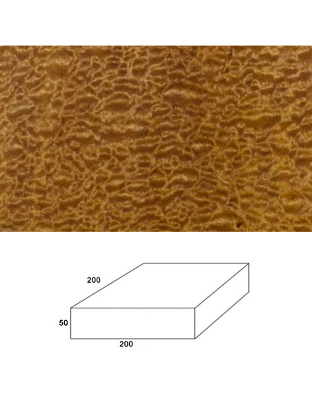 Bois de Sapelli Quilted pour Tournage et Sculpture | Maderas Barber