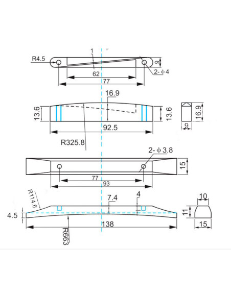 archtop bridge plans