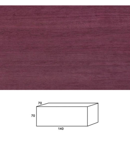 Madera de Purple Heart para torno