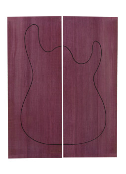 Tapa Body Purple Heart (550x200x22mm)x2