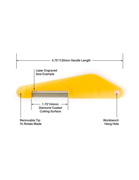 Pack de  16 Limes Diamantées pour sillet de tête Guitare et Basse Électrique