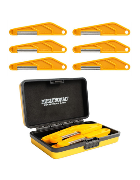 Electric Guitar Diamond 6 Piece Nut File SuperLight Set | Maderas