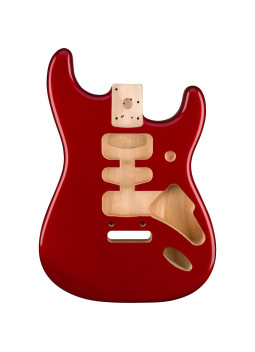 Fender® Deluxe Series Stratocaster® Alder Body, Candy Apple Red