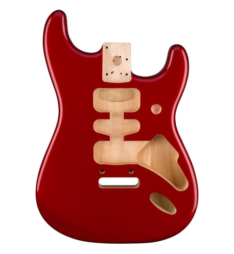 Cuerpo Aliso Deluxe Series Stratocaster® | Fender Candy Apple Red
