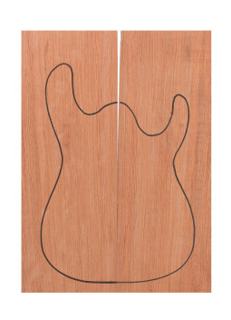 Bubinga Drop Top for Electric
