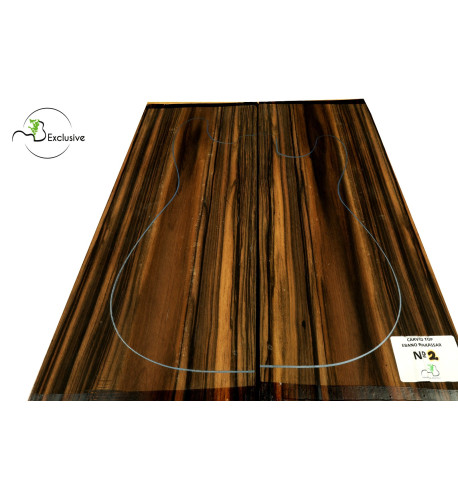 Carved Top Ebano Makassar Nº2