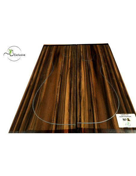 Carved Top Ebano Makassar Nº2