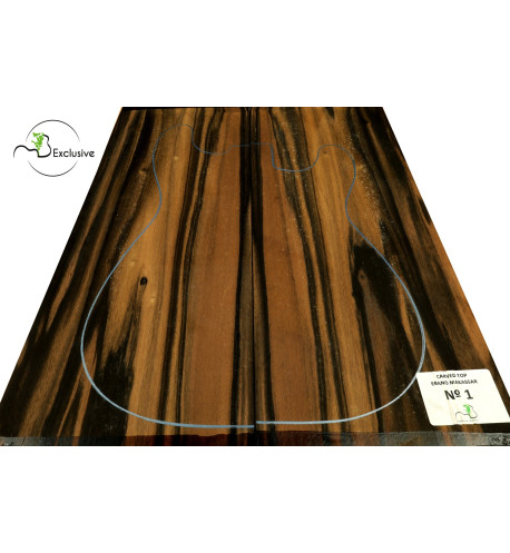Makassar Ebony Carved Top Nº3