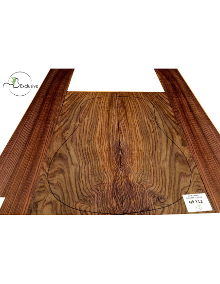 Exotic Indian Rosewood Set No. 112 for Acoustic