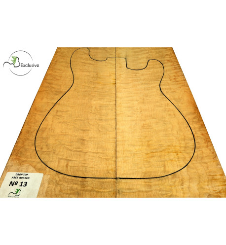 Master Quilted Maple Drop Top Electric Guitar Nº 13