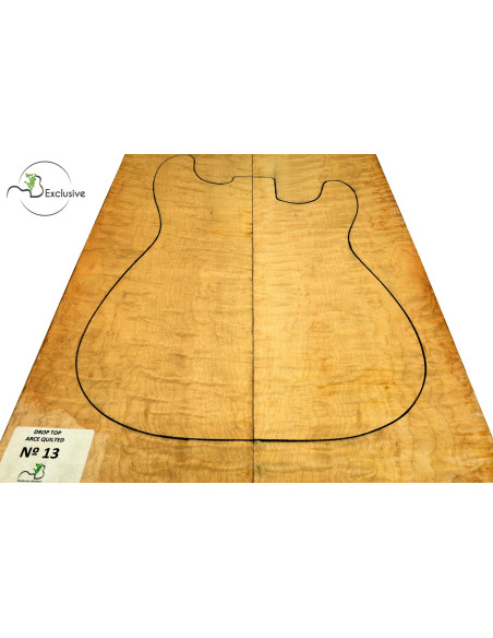 Master Quilted Maple Drop Top Electric Guitar Nº 13