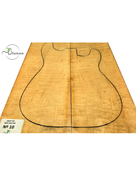 Drop Top Arce Quilted Master Guitarra Eléctrica Nº9