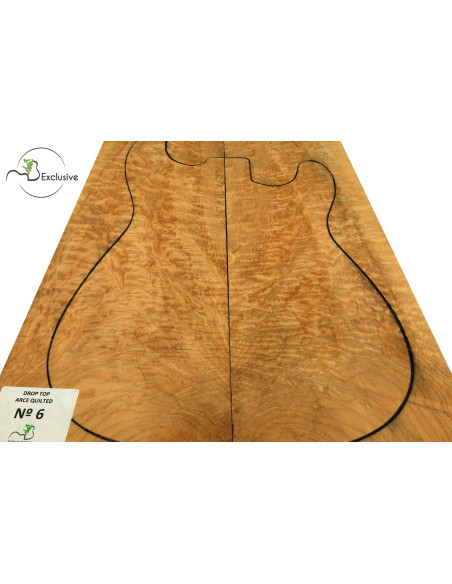 Drop Top Arce Quilted Master Guitarra Eléctrica Nº6