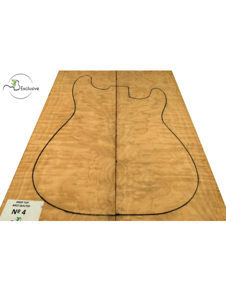 Master Quilted Maple Drop Top Electric Guitar Nº 4