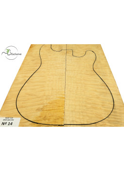 Quilted Master Maple Body Top Electric / Bass Guitar Nº 14 MB Exclusive