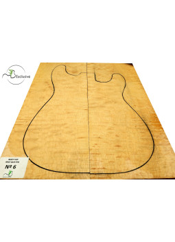 Quilted Maple Body Top Electric / Bass Guitar Nº 6