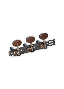 Clavijero Schaller GrandTune Classic Lira Cromado Negro Snakewood
