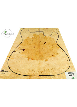 Bois exclusif Drop Top Loupe d'Érable