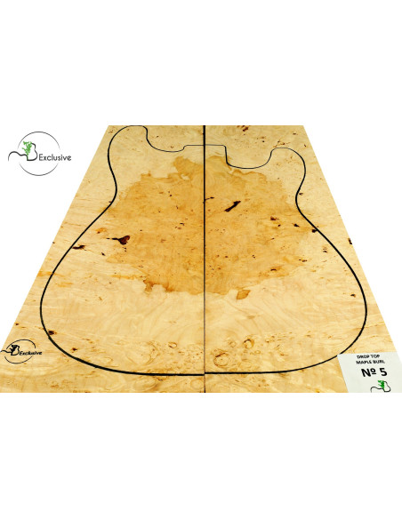 Bois exclusif Drop Top Loupe d'Érable