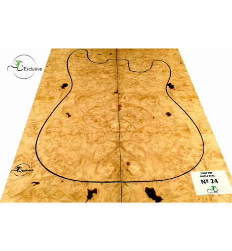 MB Exclusive Big Leaf Maple Burl Drop Top Nº 24
