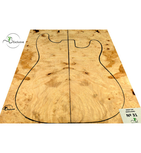MB Exclusive Big Leaf Maple Burl Drop Top Nº 31
