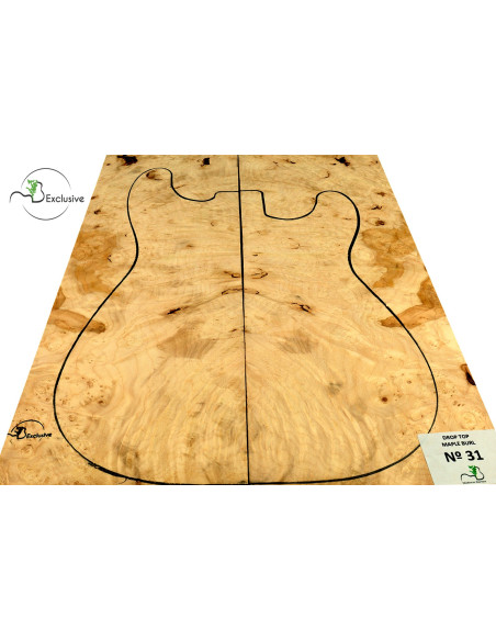 MB Exclusive Big Leaf Maple Burl Drop Top Nº 31