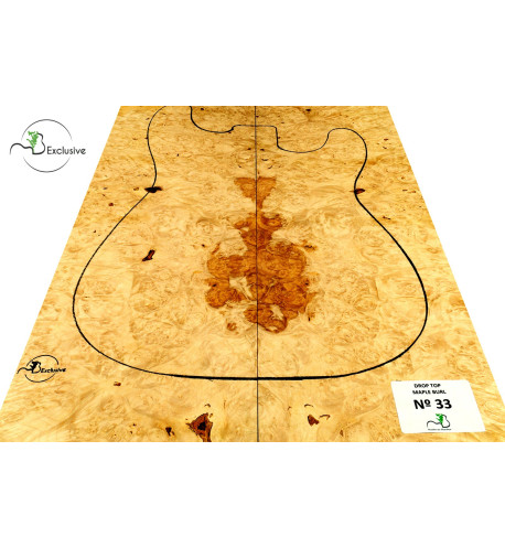 MB Exclusive Big Leaf Maple Burl Drop Top Nº 33