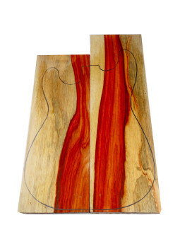 Padauk Bariolé Asymetric Body Bass / Electric Guitar | Buy