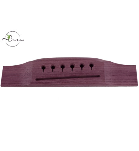 Purple Heart Acoustic Guitar Finished Bridge MB Exclusive AR11